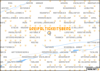 map of Dreifaltigkeitsberg