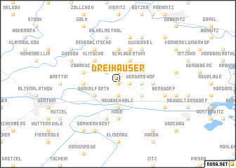 map of Dreihäuser