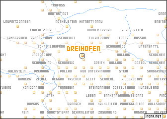 map of Dreihöfen