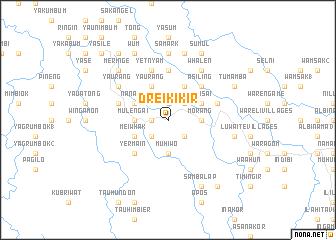 map of Dreikikir