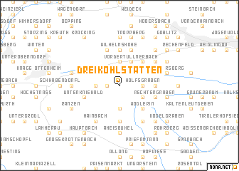 map of Dreikohlstätten