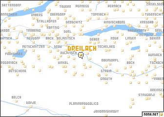 map of Dreilach