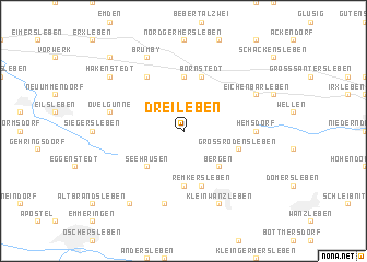 map of Dreileben