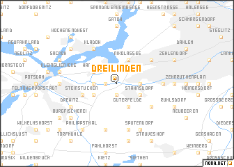 map of Dreilinden