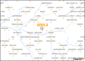 map of Dreils