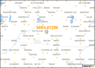 map of Dreilützow