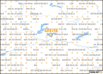 map of Dreine