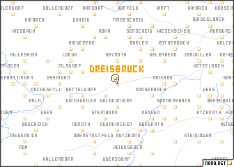 map of Dreis-Brück