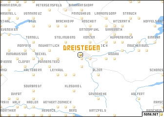 map of Dreistegen