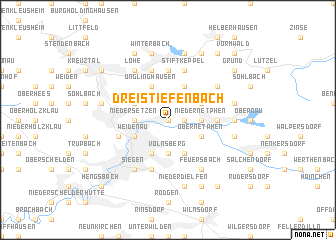 map of Dreis-Tiefenbach