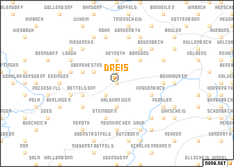 map of Dreis