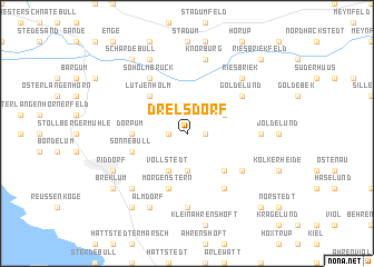 map of Drelsdorf