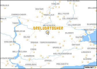 map of Dreludatogher