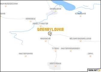 map of Dremaylovka