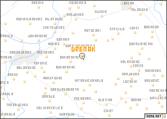 map of Drenak