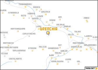 map of Drenchia