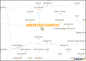 map of Drenetskiye Khatki
