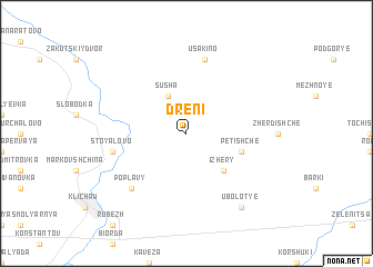 map of Dreni