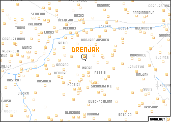 map of Drenjak