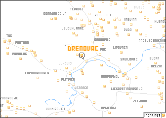 map of Drenovac