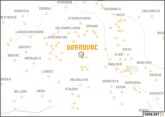 map of Drenovac