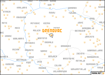 map of Drenovac