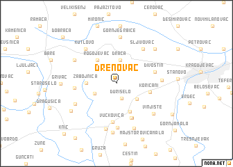 map of Drenovac