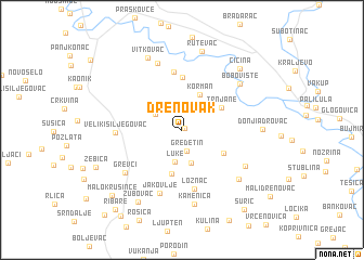 map of Drenovak