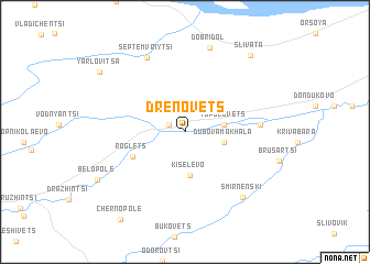 map of Drenovets