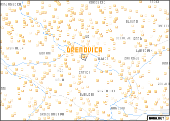 map of Drenovica