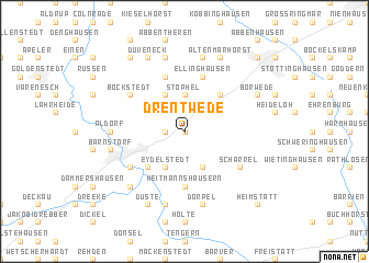 map of Drentwede