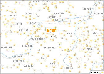 map of Dren