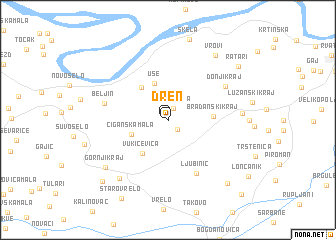 map of Dren