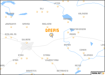 map of Drepis