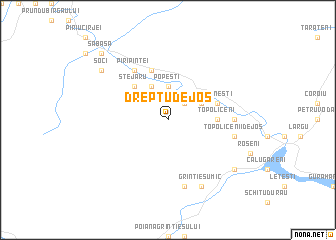 map of Dreptu de Jos