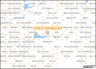 map of Dreschhausen