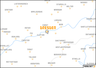 map of Dresden