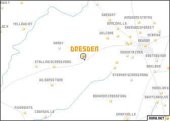 map of Dresden