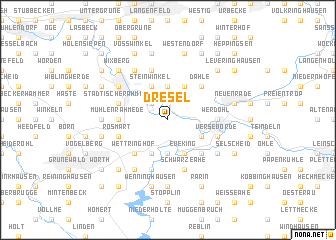 map of Dresel