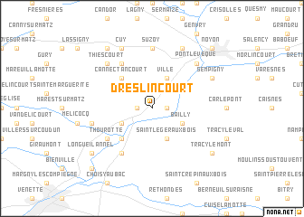 map of Dreslincourt