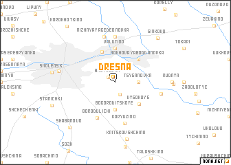 map of Dresna