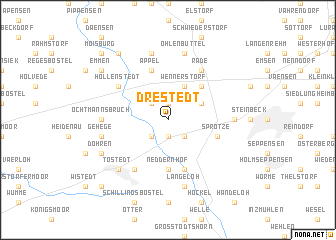 map of Drestedt