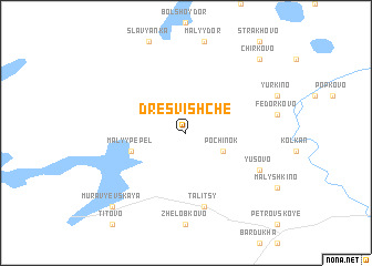 map of Dresvishche