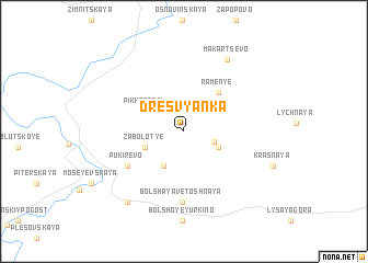 map of Dresvyanka