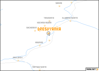 map of Dresvyanka