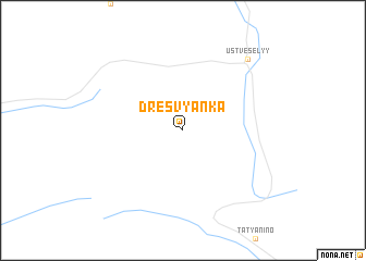 map of Dresvyanka