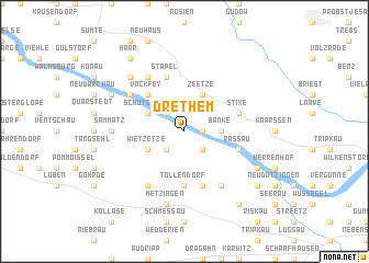 map of Drethem