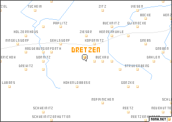 map of Dretzen