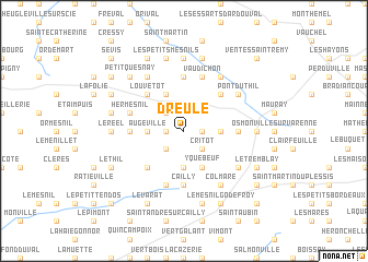 map of Dreule