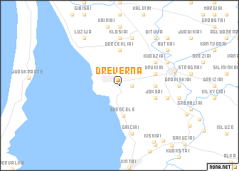 map of Dreverna